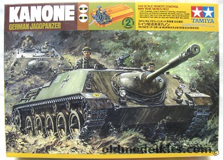 Tamiya 1/48 West German Jagdpanzer Kanone - Motorized and Remote Control, 30902 plastic model kit